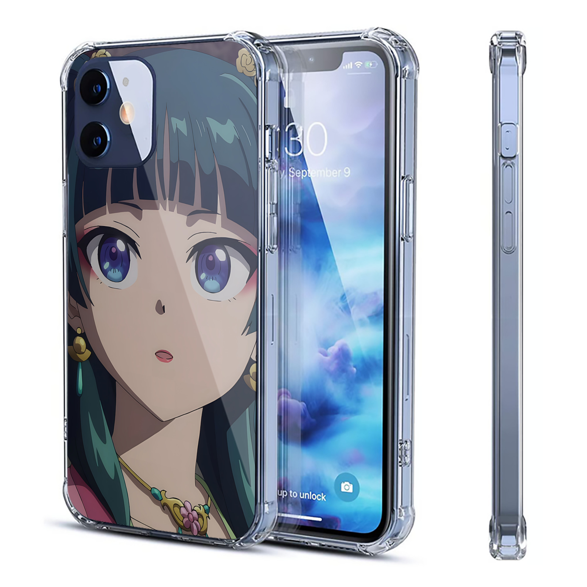 （画像用） 薬屋のひとりごと The Apothecary Diaries 【iPhone 12シリーズ対応】透明スマホケース（クリアソフトケース）